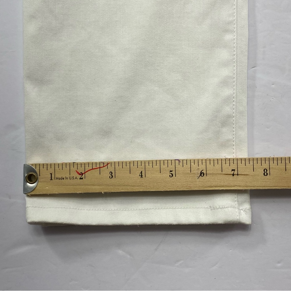 LAUREN RALPH LAUREN LRL Modern Straight Curvy Jeans Women’s Size 8 White - Picture 15 of 15
